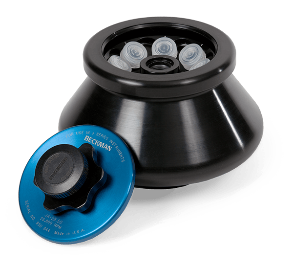 363058_JA-25.50 Fixed-Angle Aluminum Rotor, Biosafety Lid- 8 x 50 mL, 25,000 rpm, 75,600 x g