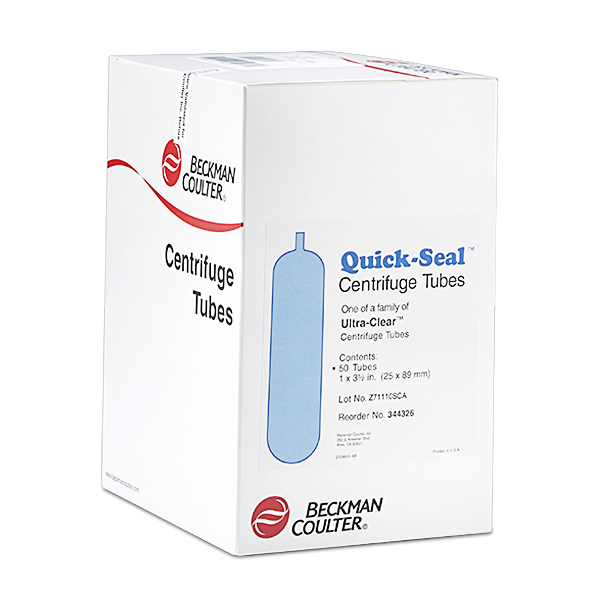 344326-38.5 mL, Quick-Seal<sup>&reg;</sup> Round-Top Ultra-Clear Tube, 25 x 89mm - 50Pk_1